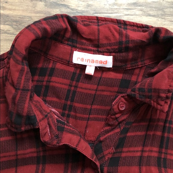 Re:named Plaid Button Down Shirt - Picture 3 of 4
